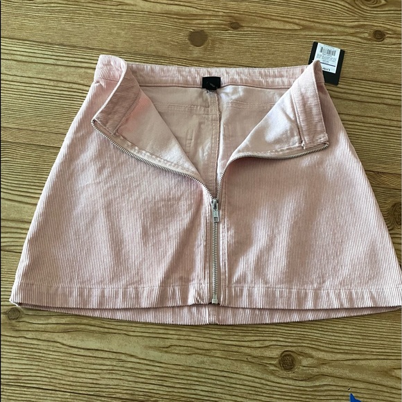 Pink Zip Front Art class Casual Mini Skirt - Picture 5 of 12